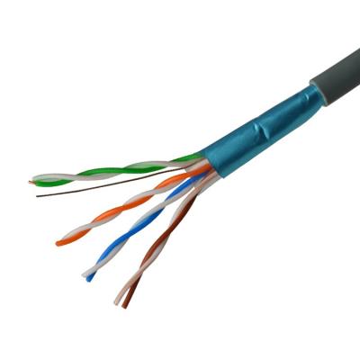 China 8 Conductors CAT5E Shielded Ftp Ethernet Cable Twisted Pair 24AWG Cable for sale
