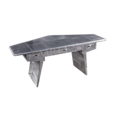 Chine Durable Aluminum Sheet Rivets Office Workstations Aviator Wing Desk For Commercial Home Office Studio Office à vendre
