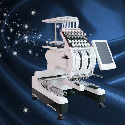 China Sale Factory Price Home Use Small Single Head Embroidery Machine 20 Needles High Speed Multi Function for sale