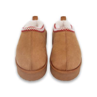 China Fashion Trend Fashion Trend Plush Fur Soft Warm Fluffy Slipper Ladies Thick Faux Winter Shoes for sale
