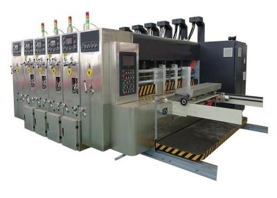 Cina stampatrice di Flexo di colore 130pcs/min 3 per la pianta ondulata dell'incartonamento in vendita