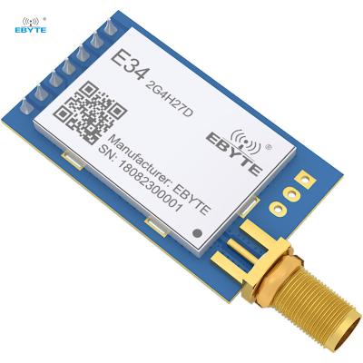 China Ebyte E34-2G4H27D nRF24L01 Long-Hopping PA RF Module 27dBm 500mW Range 2.4G Wireless High Speed Transceiver Module UART for sale