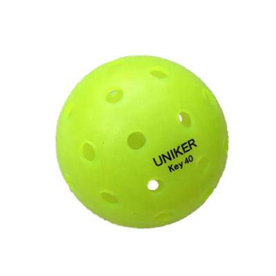 China OEM Durable Neon Green Neon Green Indoor Outdoor Indoor Outdoor Rotating Hole Pickleball Club Professional Key40 Seamless Paddle Key40 for sale