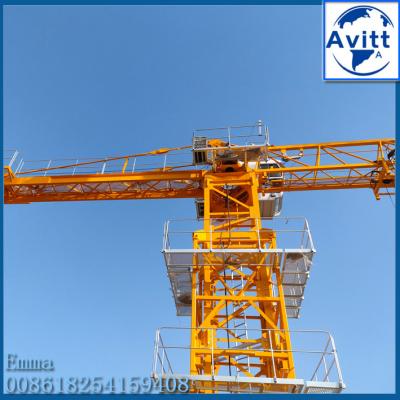 China Building Flat Top Tower Crane 5 t Capacity Real Estate FOB Quotation for sale