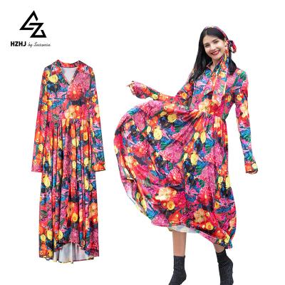 China 2022 Anti-wrinkle fashion spring summer embroidered slim fit women long dresses elegant ladies lace casual dress for honey for sale