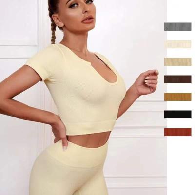China Breathable Ready To Ship Yoga Tops Cheap Price Design Sexy Crop Top For Women for sale