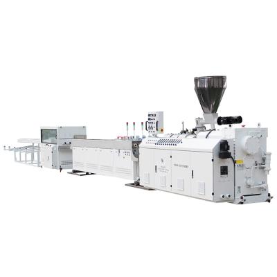 China Tubulação de CPVC que faz a linha quatro tipo da extrusão da tubulação da máquina/PVC das costas à venda