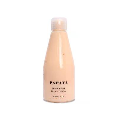 China Organic Moisturizer OEM Private Label Vegan Skin Whitening Body Care Lotion Cream Natural Hydration Soften Papaya Milk Body Lotion for sale