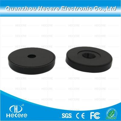 China 28mm 125kHz NFC Coin Cards Tags with Tk4100 Chip RFID Chip Prices Patrol Knob ABS Asset Management Label for sale