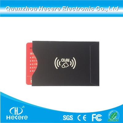 China RFID Blocking Safety Shielded Credit Card Sleeves for sale