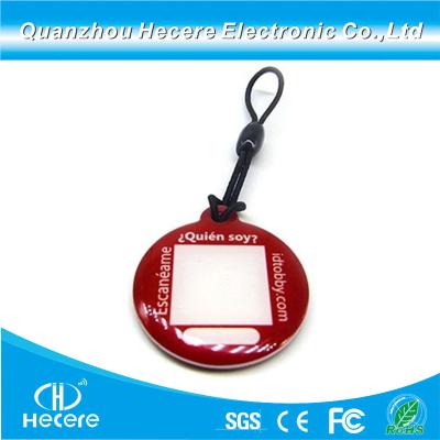 China Custom Low Frequency 125kHz and High Frequency 13.56MHz Epoxy RFID Keyfob Factory Price T5577 for sale