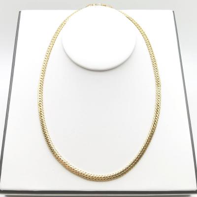 China Environmental friendly 2022 Fashion Jewelry Ladies Personality Party Engagement High Quality Brass Gold Plated Necklace for sale