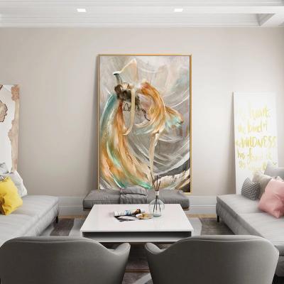 China 100% Abstract Living Room Home Decor 100% Abstract Living Room Hand Painted Wall Art Decorative People Art Oil Painting Hand Painted for sale
