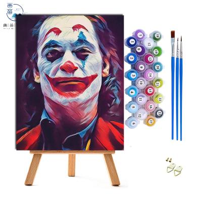 China 40*50cm Modern Christmas Birthday Home Decoration Paint By Numbers Kit With Brushes And Dye Acrylic Pictures By Numbers DIY Top for sale