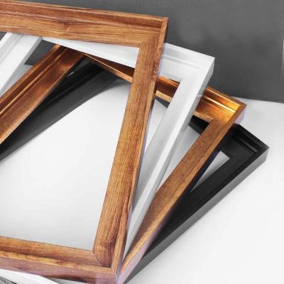 China Hot Selling Custom Modern Decorative L Shape Canvas Frame 2021 PS Frame Mount To Paint PS Photo Frame Mount for sale