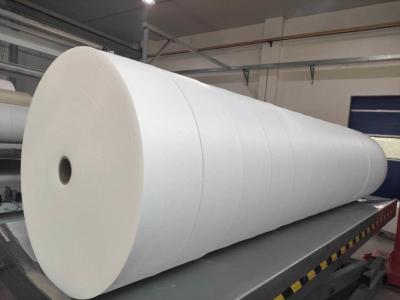Китай Спутанная Nonwoven ткань Hydroentangled Spunlace закрутила равнину шнурка/выбитый перекрестный складывать продается