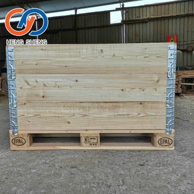 China Manufacturer High Quality Pallet Collar Hinge Hengsheng Steel Strip Crates Industrial Packaging for sale