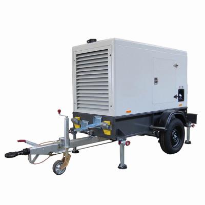 China 300Kw Electronic Regulation 1500Rpm Silent Generator Trailer Mobile Generator Trailer Type HZ-S for sale