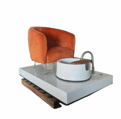 China Modern Luxury Dongpin Modern Luxury Beauty Nail Salon Electric Recliner Pipeless Whirlpool Manicure Foot Spa Massage Pedicure Chair for sale