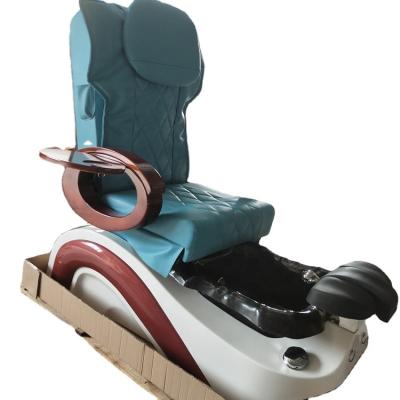 China Modern Luxury Dongpin Wholesale European Modern Luxury Beauty Nail Salon Furniture Pipeless Whirlpool Foot Spa Massage Manicure Pedicure Chair for sale