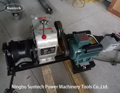 China Extrator de guincho de cabo de motor a gasolina, guincho de tração de corda motorizada para linha de construção à venda
