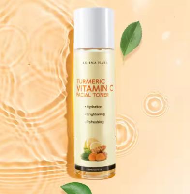 Chine OEM Marque privée Curcuma blanchissant hydratant tonifiant du visage Améliorer les taches taches sombres tonifiant du visage Vitamine C à vendre