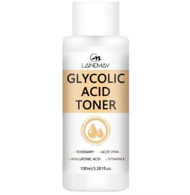 Chine Produits de beauté de marque privée soins du visage texture rafraîchissante Acide hyaluronique éclaircissant anti-âge Acide glycolique tonique pour le visage à vendre