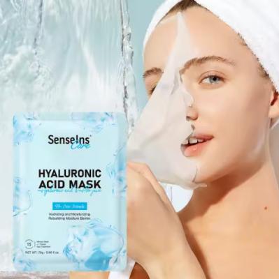 China Mascarada de ácido hialurónico em grosso Nutrição profunda orgânica Hidratante Branqueador Firming Fede Manchas Facial Máscara facial à venda