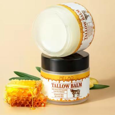 China Natural Facial Private Label Body Lotions Vitamins Face Care Cosmetic Korean Skin Care Products Makeup Peptides Beef Tallow Balm for sale