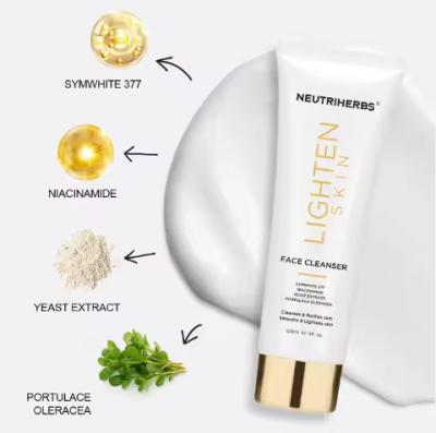 China Neutriherbs Private Label Vegan Facial Skin Care Symwhite 377 Lighten Whitening Face Cleanser for sale