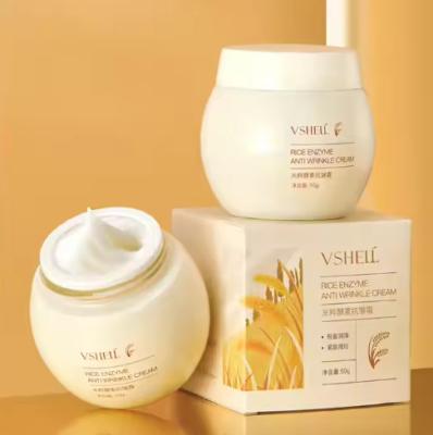 China Moisturizing Day and Night Dry Skin Cream Natural Rice Whitening Face Cream Body Cream for sale