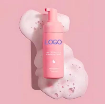 China Private Label Organic Natural Anti Acid Cleansing Korean Watermelon Glycerin Face Wash Facial Foam Cleanser for sale