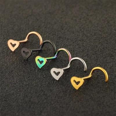 China New Hot Romantic - Selling Sting Accessories Like Circle Circle Stainless Steel Tight Nose Ring for sale