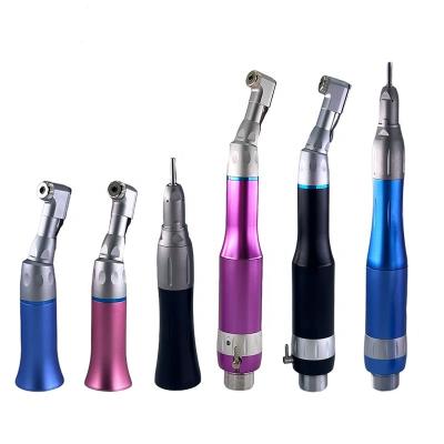 China Colorful Dental 2.334mm~2.335mm Handpiece Set Air Turbine 2 /4 Hole Low Speed Dentist Tools for sale