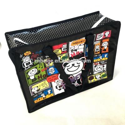 China Durable Reusable Polypropylene Custom Printed PP Non Woven Shopping Bag With Zipper for sale