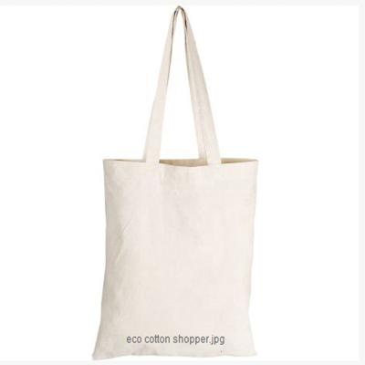 China Durable Eco Cotton Fabric Shopping Bag for sale