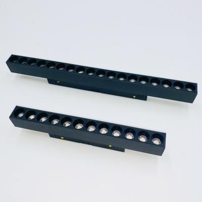 China Modern 20mm new design good quality Magnetic Track Light system LED grille lamp for sale