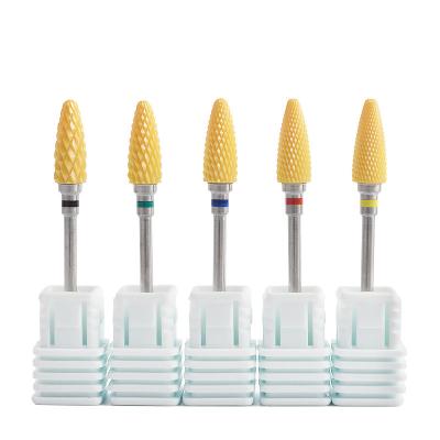 China Wholesale Ceramic Professional Nail Manicure Pedicure Tool Cuticle Ceramic Nail Drill Bit for sale