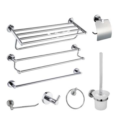 China Stocked Zinc Toilet Accessories Bathroom Set Accessories Bathroom Accessories Kit for sale