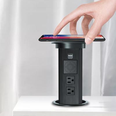 China Commercial Wireless Kitchen Usb Socket Multi Plug Extension Table Extension Conference Smart Home Life Plug Certified Power Outlet for sale
