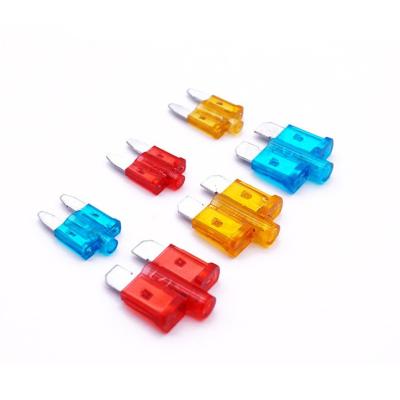 China Car Accessory Standard Mini Light Led Medium Auto Fuse with Light Led Fuse Indicator Led Blade Fuse 10amp for sale