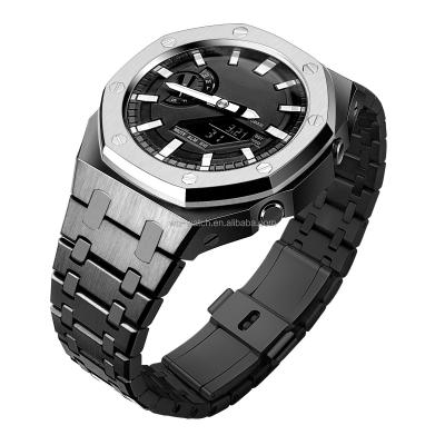 China Custom Ga2100 Modification Stainless Steel Watch Case For G Shock Ga 2100 Metal Strap for sale