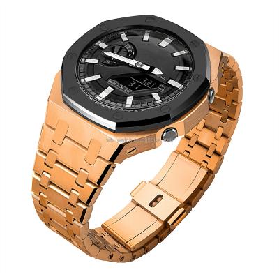 China Metal Stainless Steel Case Band Generation 316 Watch Case For Casio G Shock Ga2100 Mod for sale
