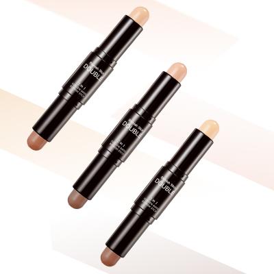 China Brighten Skin Wholesale High Quality Two Tone To Modify To Brighten Face Makeup Contour Stick for sale