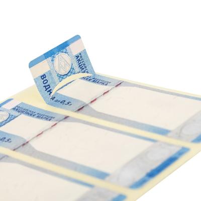 China Etiqueta auta-adhesivo impermeable ROHS de falsificación anti del papel de la etiqueta engomada en venta