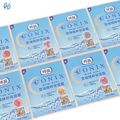 China Face Material PET Film Self Adhesive Security Labels Custom Order for sale