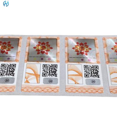 China Logo Display Código QR Quadrado Rótulo para identificação e marca do produto à venda