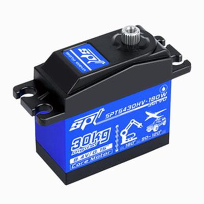 China RC Model SPT5430HV-180W Waterproof 180 Degree High Torque DC Servo Motor for sale