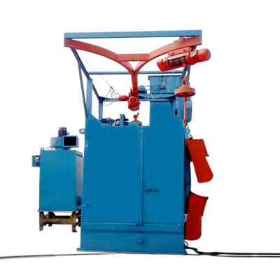 China Outdoor Single Hanger Equipment Shooting Sandblaster Abrator Hook Shot Blasting Machine for sale