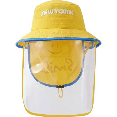 China Fashion KOCOTREE 2023 High Quality Children Full Protection Bucket Hat Baby Face Mask Removable Protective Caps Travel Outdoor Sun for sale
